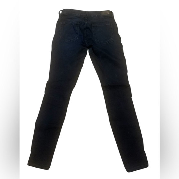 Dark Wash Guess Jeans Moto Style Size 25 - Picture 2 of 2